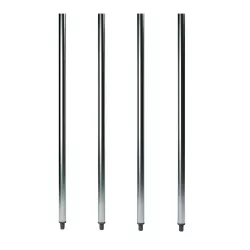 42 in. Galvanized Steel Legs for Work Tables. Set of 4