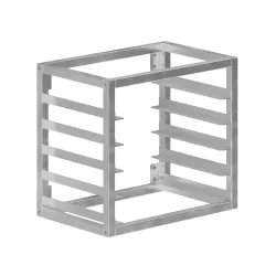 AmGood 5 Tier Wall Mounted Half Size Sheet / Bun Pan Rack.  21 in. x 13 in. x 18 in.