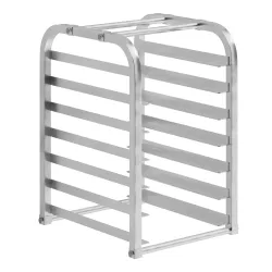 AmGood 7 Pan End Load Countertop Half Sheet / Bun Pan Rack