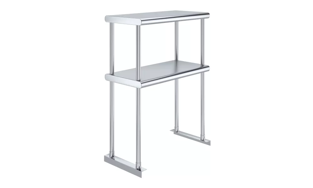 12 in. x 24 in. Stainless Steel Double Deck Over Shelf