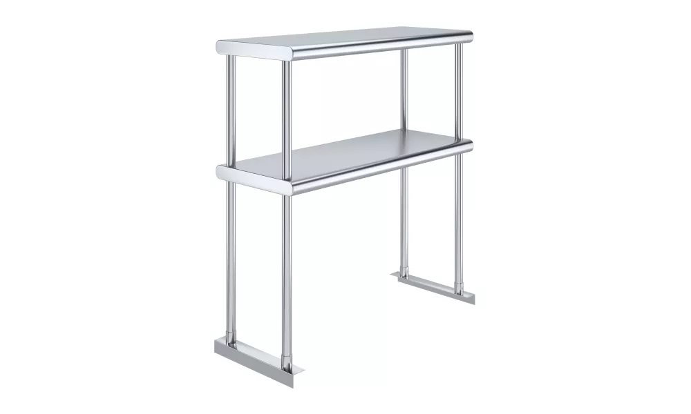 12 in. x 30 in. Stainless Steel Double Deck Over Shelf