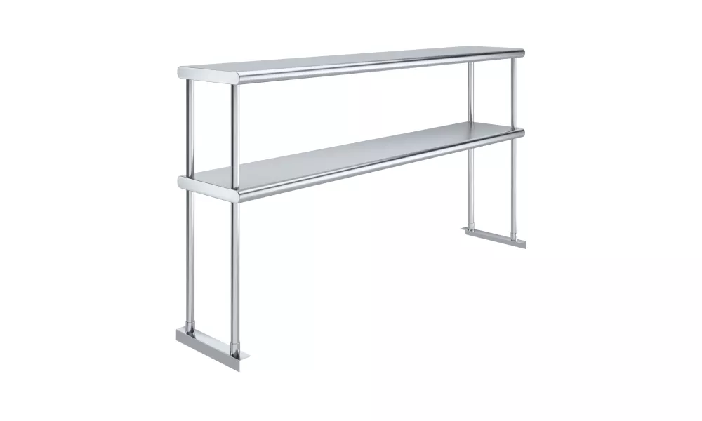 12 in. x 60 in. Stainless Steel Double Deck Over Shelf