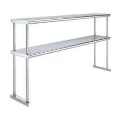 12 in. x 60 in. Stainless Steel Double Deck Over Shelf