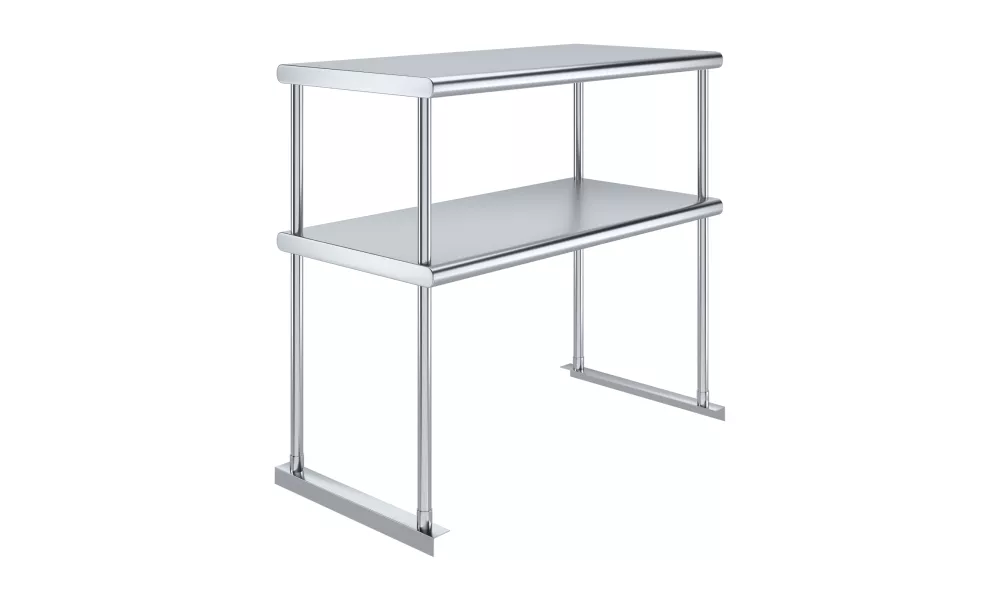 18 in. x 36 in. Stainless Steel Double Deck Over Shelf