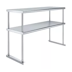 18 in. x 48 in. Stainless Steel Double Deck Over Shelf