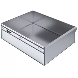 15 in. x 20 in. x 5 in. Stainless Steel Table Drawer Metal Drawer for Prep Work Table Heavy Duty