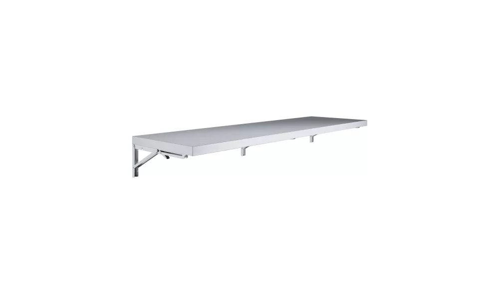 18 in. x 60 in. Stainless Steel Folding Wall Shelf