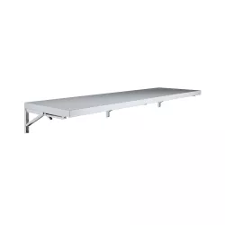 18 in. x 60 in. Stainless Steel Folding Wall Shelf