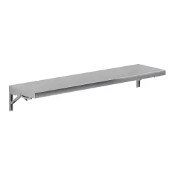 12 in. x 48 in. Stainless Steel Folding Wall Shelf