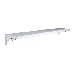 12 in. x 60 in. Stainless Steel Folding Wall Shelf