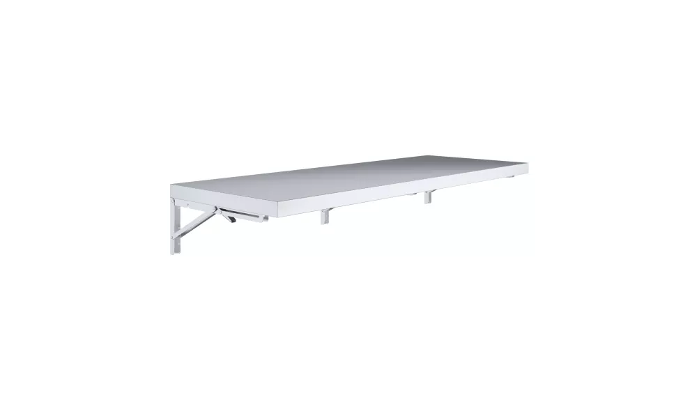 18 in. x 48 in. Stainless Steel Folding Wall Shelf