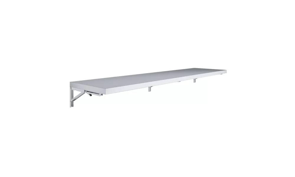 18 in. x 72 in. Stainless Steel Folding Wall Shelf