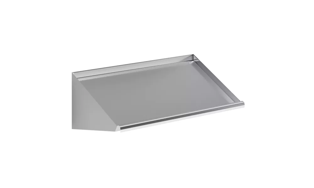 42 in. Stainless Steel Wall Mounted Slanted Rack Shelf