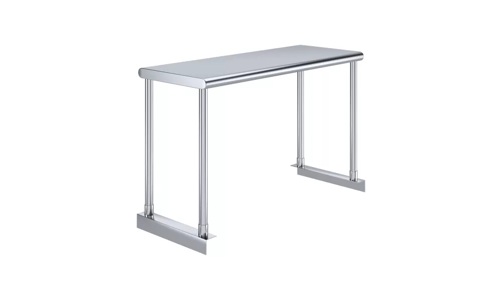 12 in. Deep x 30 in. Long Stainless Steel Single Tier Overshelf