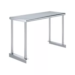 12 in. Deep x 30 in. Long Stainless Steel Single Tier Overshelf