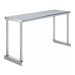 12 in. Deep x 36 in. Long Stainless Steel Single Tier Overshelf