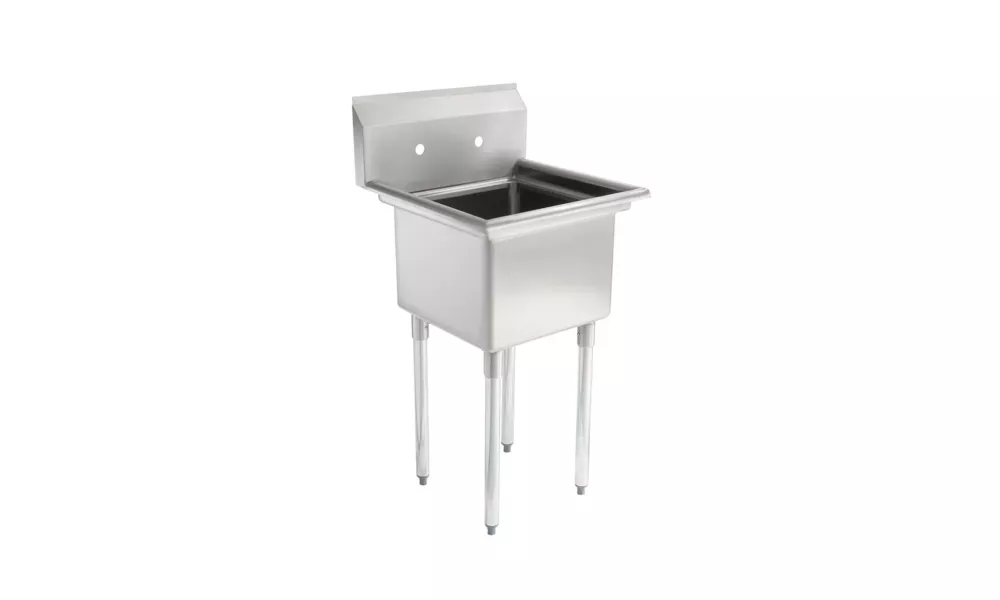 20 in. x 22 in. Stainless Steel One Compartment Sink with 14 in. x 16 in. Bowl