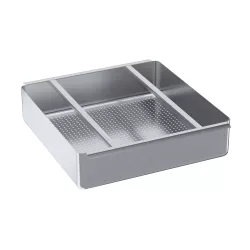 Stainless Steel Scrap Basket 20 in. x 20 in. x 5 in. For Commercial Sinks