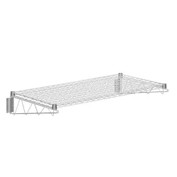 24 in. x 48 in. Chrome Wire Wall Mount Shelf