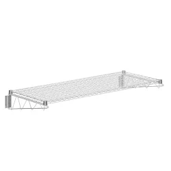 24 in. x 60 in. Chrome Wire Wall Mount Shelf