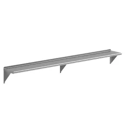 12 in. x 96 in. Stainless Steel Wall Mount Shelf