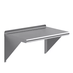 16 in. x 24 in. Stainless Steel Wall Mount Shelf