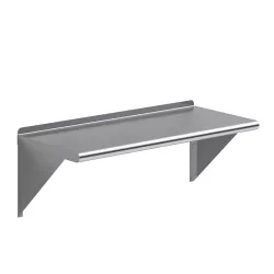 16 in. x 36 in. Stainless Steel Wall Mount Shelf