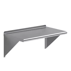 18 in. x 30 in. Stainless Steel Wall Mount Shelf