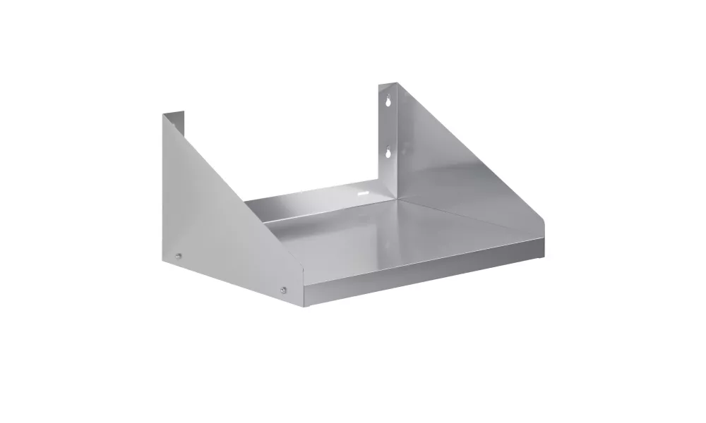 18 in. x 24 in. Stainless Steel Wall Shelf with Side Guards