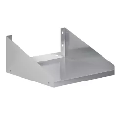 24 in. x 24 in. Stainless Steel Wall Shelf with Side Guards