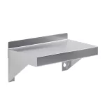 06 in. x 10 in. Stainless Steel Wall Mount Shelf Square Edge