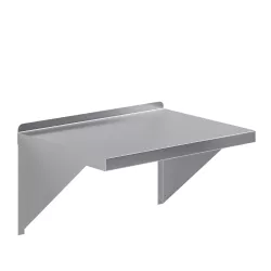 18 in. x 24 in. Stainless Steel Wall Mount Shelf Square Edge