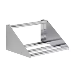 22 in. Stainless Steel Tubular Glass Rack Shelf