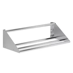 42 in. Stainless Steel Tubular Glass Rack Shelf