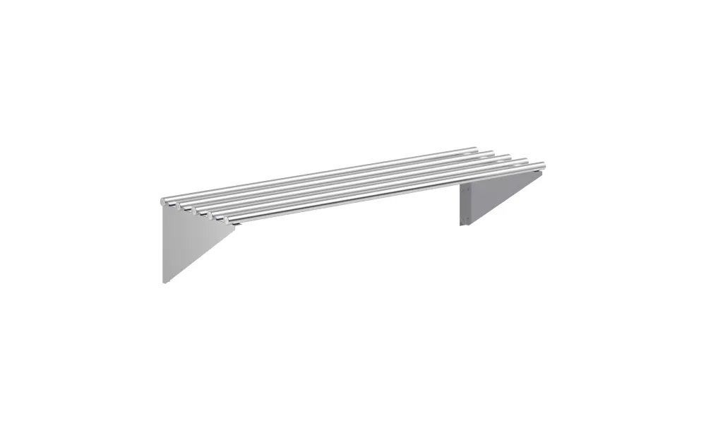 14 in. x 48 in. Stainless Steel Tubular Wall Shelf