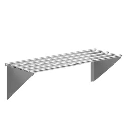 18 in. x 48 in. Stainless Steel Tubular Wall Shelf