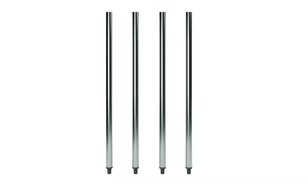 35" 1/4" Galvanized Steel Leg for Work Tables | Set of 4 Legs