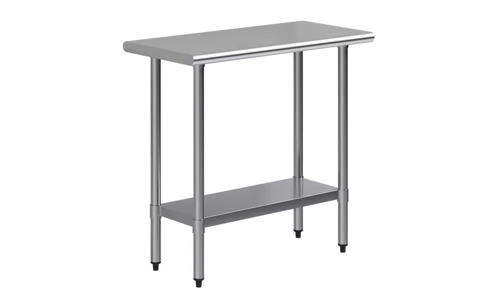 18 in. x 36 in. Premium Stainless Steel Table with Undershelf