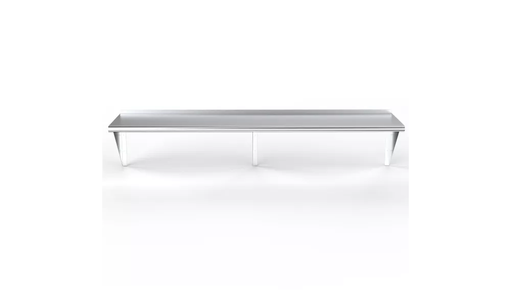 18 X 72 Stainless Steel Wall Mount Shelf