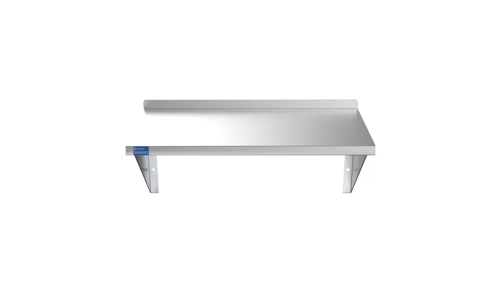 HUBERT® 18 Gauge Stainless Steel Wall Shelf - 24L x 12W