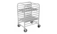 Excellante 10-Tier Bon/Sheet Pan Rack With 4 Casters ( 2X Locking, 2  Regular) 20 1/4 X 26 X 38 1/2, Kockdown, NSF, Comes In Set