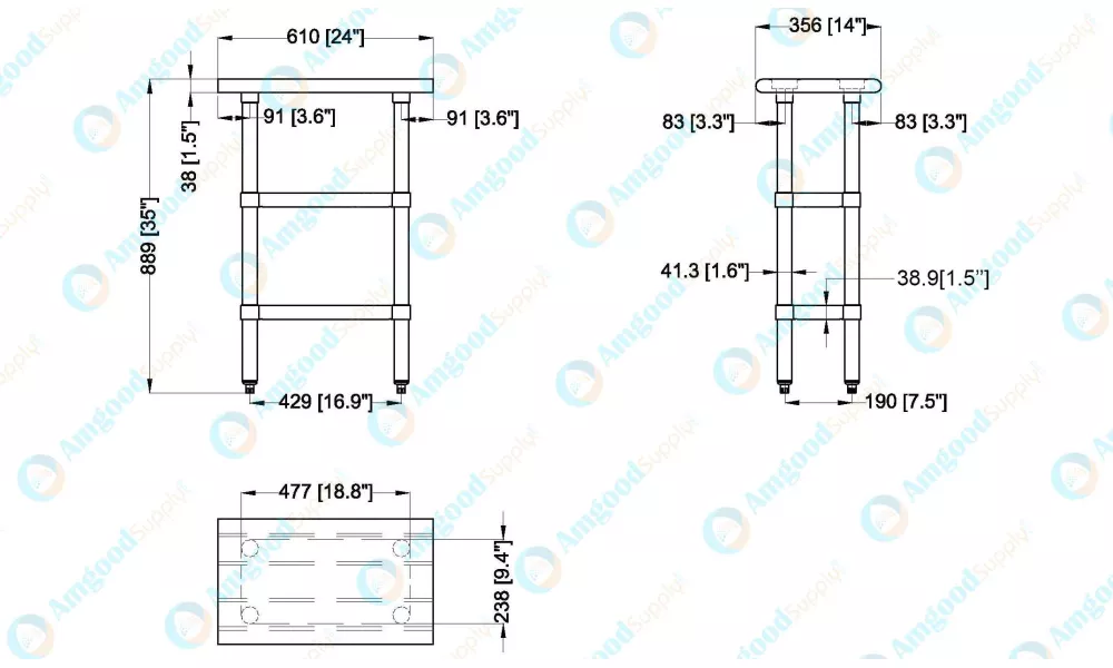 TAG F324 Child's All Purpose 14 Table